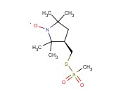 (+)-(1-羟基-2,2,5,5-四<span class='lighter'>甲基</span><span class='lighter'>吡咯烷</span>-3-基)<span class='lighter'>甲基</span>甲烷硫代磺酸酯