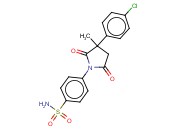 4-[3-(4-氯苯基)-3-<span class='lighter'>甲基</span>-2,5-二羰基<span class='lighter'>吡咯烷</span>-1-基]苯磺酰胺