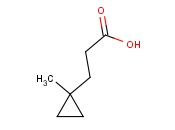 3-(1-甲基<span class='lighter'>环</span><span class='lighter'>丙基</span>)丙酸
