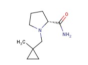 2-<span class='lighter'>吡咯烷</span>甲酰胺,1-[(1-<span class='lighter'>甲基</span>环丙基)<span class='lighter'>甲基</span>]-,(2R)-