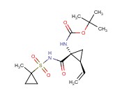CARBAMIC ACID, N-[(1R,2S)-2-ETHENYL-1-[[[(1-METHYLCYCLOPROPYL)SULFONYL]AMINO]CARBONYL]CYCLOPROPYL]-, 1,1-DIMETHYLETHYL ESTER