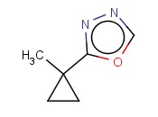 2-(1-甲基<span class='lighter'>环</span><span class='lighter'>丙基</span>)-1,3,4-噁二唑