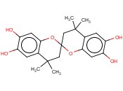 6,6',7,7'-<span class='lighter'>四</span>羟基-4,4,4',4'-<span class='lighter'>四</span>甲基-2,2'-螺二苯并二氢呋喃