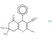 2-AMINO-3-CYANO-4-PHENYL-5-OXO-7,7-DIMETHYL-5,6,7,8-TETRAHYDRO-4H-CHROMENE HYDROCHLORIDE