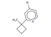4-BROMO-2-(1-METHYLCYCLOBUTYL)PYRIDINE