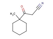3-(1-METHYL-CYCLOHEXYL)-3-<span class='lighter'>OXO-PROPIONITRILE</span>