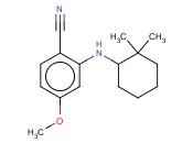 2-[(2,2-DIMETHYLCYCLOHEXYL)AMINO]-<span class='lighter'>4-METHOXYBENZONITRILE</span>