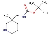 3-(BOC-<span class='lighter'>AMINO</span>METHYL)-3-<span class='lighter'>METHYLPIPERIDINE</span>