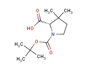(S)-N-Boc-3,3-二<span class='lighter'>甲基</span><span class='lighter'>吡咯烷</span>-2-甲酸