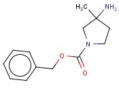 BENZYL 3-<span class='lighter'>AMINO-3-METHYLPYRROLIDINE-1-CARBOXYLATE</span>