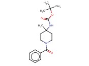 CARBAMIC ACID, N-(1-BENZOYL-4-METHYL-4-PIPERIDINYL)-, 1,1-DIMETHYLETHYL ESTER