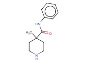 4-METHYL-N-<span class='lighter'>PHENYLPIPERIDINE</span>-4-CARBOXAMIDE