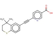 6-[2-(3,4-二氢-4,4-二甲基-2H-1-苯并噻喃-6-基)乙炔基]-3-<span class='lighter'>吡啶甲酸</span>