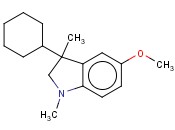 1,3-DIMETHYL-3-CYCLOHEXYL-5-METHOXY-INDOLINE
