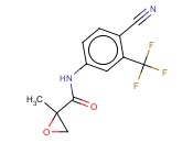 N-(4-cyano-3-(trifluoromethyl)phenyl)-2-methyloxirane-2-carboxamide