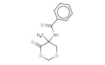 <span class='lighter'>DL-5-Benzoylamino-5-methyl-4-oxo-1,3-dioxane</span>