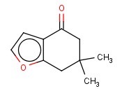 <span class='lighter'>6,6-DIMETHYL-4,5,6,7-TETRAHYDRO-1-BENZOFURAN-4-ONE</span>