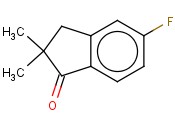<span class='lighter'>2,3-DIHYDRO-2,2-DIMETHYL-5-FLUORO-1H-INDEN-1-ONE</span>