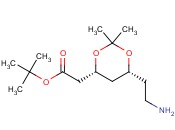 6-氨乙基-2,2-<span class='lighter'>二</span>甲基-<span class='lighter'>1,3</span>-<span class='lighter'>二氧</span>六环-4-乙酸<span class='lighter'>叔</span><span class='lighter'>丁</span>酯