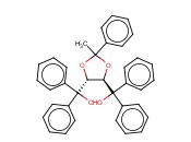 (+)-4,5-BIS[HYDROXY(<span class='lighter'>DIPHENYL</span>)METHYL]-2-METHYL-2-PHENYL-<span class='lighter'>1,3-DIOXOLANE</span>