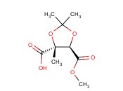 (4R,5R)-5-(METHOXYCARBONYL)-2,2,4-TRIMETHYL-1,3-DIOXOLANE-4-CARBOXYLIC ACID