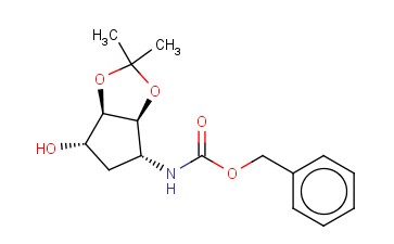 N-[(3aS,4R,6S,6aR)-四氢-6-羟基-2,2-二甲基-4H-环戊烯并-1,3-二氧戊环-4-基]氨基甲酸苄酯