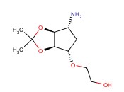 2-[[(3AR,4S,6R,6AS)-6-AMINOTETRAHYDRO-2,2-<span class='lighter'>DIMETHYL-4H-CYCLOPENTA-1,3</span>-DIOXOL-4-YL]OXY]ETHANOL