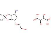 2-(((3AR,4S,6R,6AS)-6-<span class='lighter'>AMINO</span>-2,2-DIMETHYLTETRAHYDRO-3AH-CYCLOPENTA[D][1,3]DIOXOL-4-<span class='lighter'>YL</span>)<span class='lighter'>OXY</span>)ETHANOL