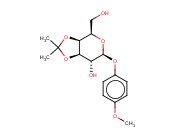 4-<span class='lighter'>甲</span><span class='lighter'>氧</span><span class='lighter'>苯基</span>-3,4-O-异亚丙基-β-D-吡喃半乳糖苷