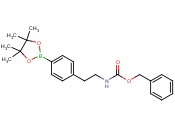 <span class='lighter'>Benzyl</span> 4-(4,4,5,5-tetramethyl-1,3,2-dioxaborolan-2-yl)phenethylcarbamate