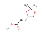 (S)-(+)-3-(2,2-<span class='lighter'>二甲</span>基-1,3-<span class='lighter'>二</span>噁<span class='lighter'>戊</span>环-4-基)-反-2-丙烯酸<span class='lighter'>甲</span>酯