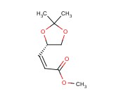 (S)-(+)-3-(2,2-<span class='lighter'>二甲</span>基-1,3-<span class='lighter'>二</span>噁<span class='lighter'>戊</span>环-4-基)-顺-2-丙烯酸<span class='lighter'>甲</span>酯