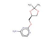 2-([(4R)-2,2-DIMETHYL-1,3-DIOXOLAN-4-YL]METHOXY)PYRIMIDIN-4-AMINE
