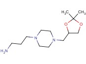 3-(4-[(2,2-DIMETHYL-1,3-DIOXOLAN-4-YL)METHYL]PIPERAZIN-1-YL)PROPAN-1-AMINE