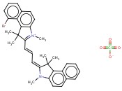 4''-BROMO-4, 5:4', 5'-DIBENZO-1, 1', 3, 3, 3', 3'-HEXAMETHYL-INDACARBOCYANINE PERCHLORATE