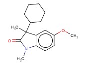 1,3-DIMETHYL-3-CYCLOHEXYL-5-METHOXY-2-INDOLINONE