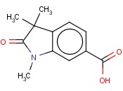 1,3,3-TRIMETHYL-2-OXINDOLE-6-<span class='lighter'>CARBOXYLIC</span> ACID