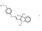 2-[2-[(4-<span class='lighter'>甲</span><span class='lighter'>氧基</span>苯基)氨基]乙烯基]-1,3,3-三甲基-3H-<span class='lighter'>吲哚</span>翁氯化物