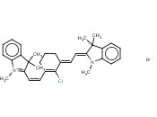 2-[2-[2-<span class='lighter'>氯</span>-3-[2-(1,3-二氢-1,3,3-三甲基-2H-<span class='lighter'>吲哚</span>-2-亚基)乙亚基]-1-环己烯-1-基]乙烯基]-1,3,3-三甲基-3H-<span class='lighter'>吲哚</span>鎓溴化物