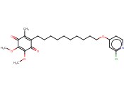 2-[10-[(2-CHLORO-4-PYRIDINYL)OXY]DECYL]-5,6-DIMETHOXY-3-METHYL-2,5-CYCLOHEXADIENE-1,4-DIONE