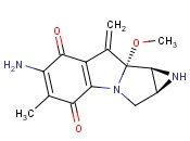 (1aR,8aR,8bR)-6-氨基-8a-<span class='lighter'>甲</span><span class='lighter'>氧基</span>-5-甲基-8-<span class='lighter'>甲</span>亚基-1,1a,2,8,8a,8b-六氢吖丙烯并[2',3':3,4]吡咯并[1,2-a]<span class='lighter'>吲哚</span>-4,7-二酮