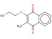 2-[(2-HYDROXYETHYL)THIO]-3-METHYL-1,4-NAPHTHOQUINONE