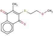 2-[(2-METHOXY)ETHYLTHIO]-3-METHYL-1,4-NAPHTHOQUINONE