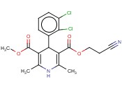 4-(2',3'-<span class='lighter'>二</span>氯苯基) -2,6-<span class='lighter'>二甲</span>基-1,4-<span class='lighter'>二</span>氢吡啶-3-<span class='lighter'>羧酸</span>(2-氰基)乙<span class='lighter'>酯</span>-5-<span class='lighter'>羧酸</span><span class='lighter'>甲</span><span class='lighter'>酯</span>