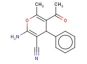 5-<span class='lighter'>乙酰</span>基-2-<span class='lighter'>氨基</span>-6-甲基-4-苯基-4H-吡喃-3-甲腈