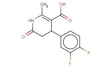 4-(3,4-DIFLUOROPHENYL)-1,4,5,6-TETRAHYDRO-2-METHYL-6-OXO-3-PYRIDINECARBOXYLIC ACID