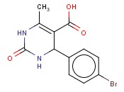 <span class='lighter'>1,2,3,4-TETRAHYDRO</span>-6-METHYL-4-(4-BROMOPHENYL)-2-OXO-5-PYRIMIDINECARBOXYLIC ACID