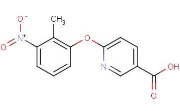3-PYRIDINECARBOXYLIC ACID, 6-(2-METHYL-3-<span class='lighter'>NITROPHENOXY</span>)-