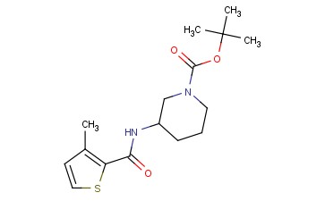 tert-Butyl 3-(3-methylthiophene-2-carboxamido)piperidine-1-carboxylate