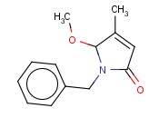 1,5-DIHYDRO-5-METHOXY-4-METHYL-1-(PHENYLMETHYL)-2H-PYRROL-2-ONE